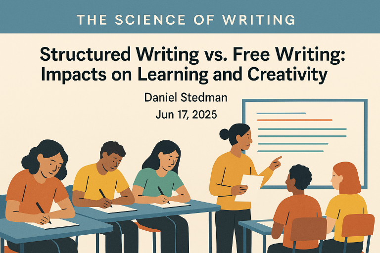 Structured Writing vs. Free Writing: Impacts on Learning and Creativity